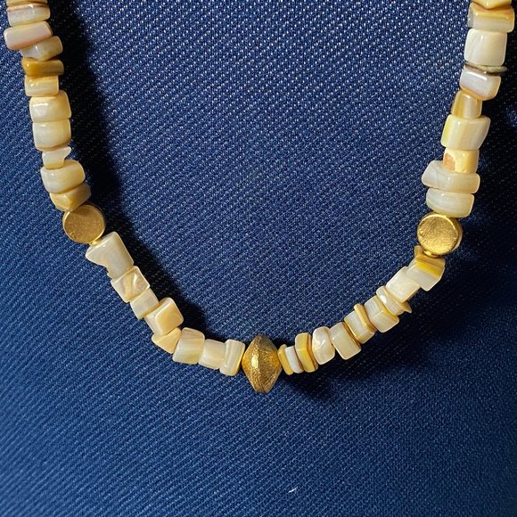 COPY - Natural Agate stone with chain linked necklace, 34" - Picture 5 of 8